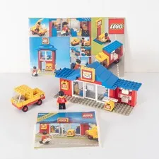 Lego 6362 Post Office with Van and Letter Holder Legoland Town Town (1982)