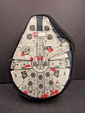 Lego Star Wars Millennium Falcon Zip Bin Mini Figure Carrying Storage Case