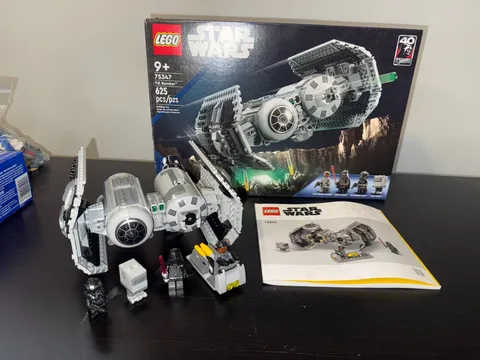LEGO 75347 Star Wars Tie Bomber Complete with Box Instructions & Minifigures
