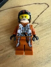 LEGO Star Wars - Poe Dameron Minifigure, Resistance X-Wing Pilot, 75102