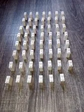 55 pieces White Genuine Lego 1 x 2 x 2 Brick part 3245c WYSIWYG IRL 55 pieces