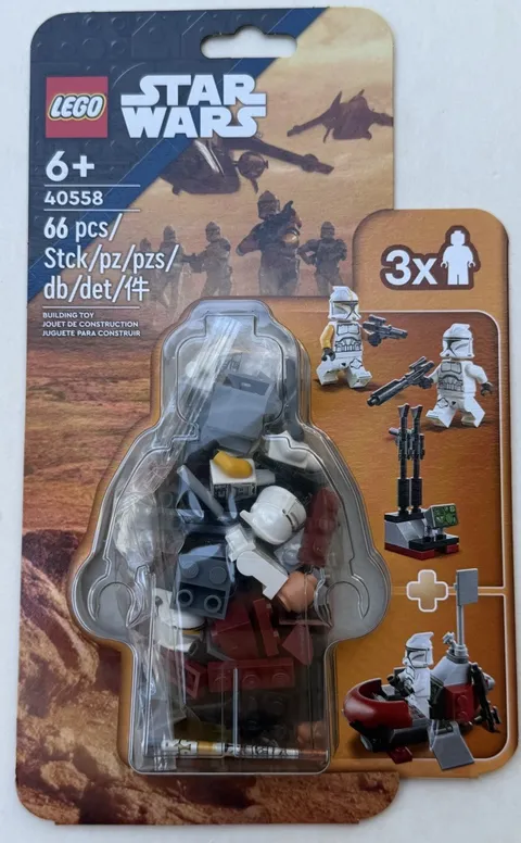 NEW LEGO Star Wars Clone Trooper Command Station (40558) Battle Pack