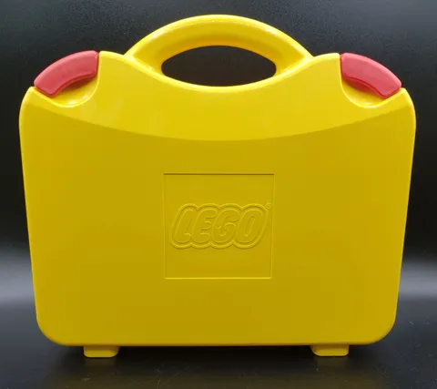 LEGO Two-Toned Yellow Hard Carrying Case / Storage Container w/Moveable Dividers