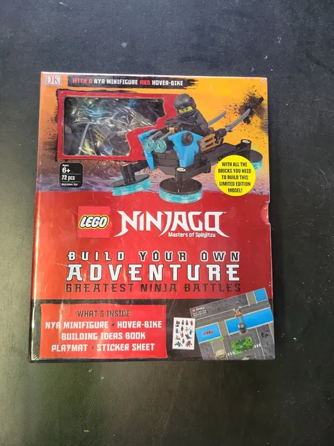 LEGO Ninjago Build Your Own Adventure Great Ninja Battles With Hoverbike New