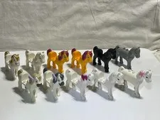 Lego 11 Horse Minifigure Friends Horses Used Good Condition 93083