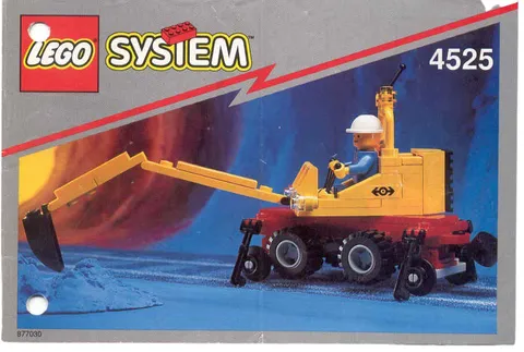 Lego® TRAIN Railway 4525 Instructions Small Service Vehicle