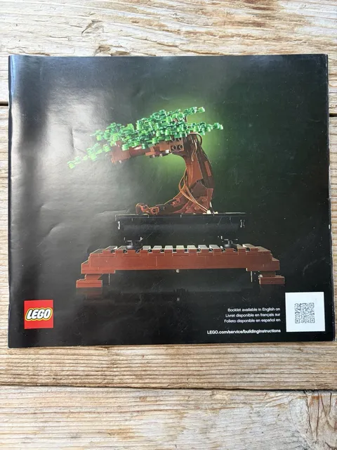 Lego Instruction Booklet For Lego Icons Bonsai Tree- manual only 