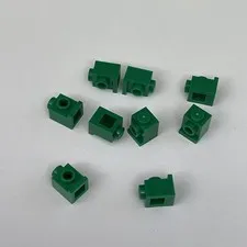 Lego 4070 Green Replacement Parts Pieces Lot of 9