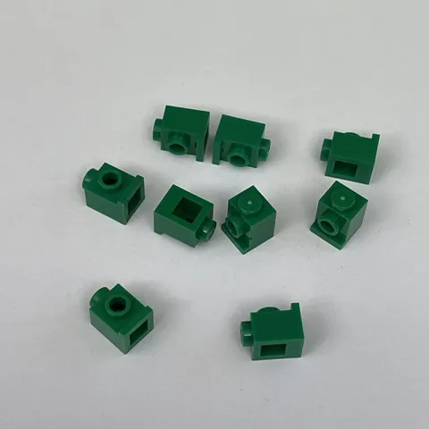 Lego 4070 Green Replacement Parts Pieces Lot of 9
