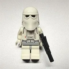 LEGO Star Wars Snowtrooper Minifigure White Helmet with Black Blaster