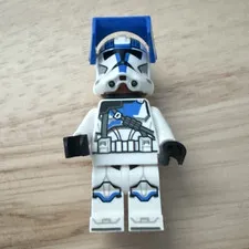 LEGO Star Wars Clone Trooper Minifigure White/Blue Armor w/ Helmet 501st