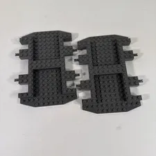 Lego Dark Gray Vehicle, Base 12 x 18 x 1 1/3 (Rock Raider Dozer Base) 30295 Lot