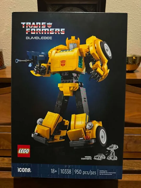 Lego 10338 - Icons Transformers Bumblebee - Brand New In Sealed Box Retired Set
