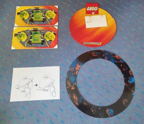LEGO Blacktron Space Cardboard Store Display Sign Hanging Original Box Vintage Retro 6981