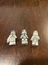 Lot 3 Star Wars Lego Minifigures Imperial & Snow Trooper