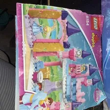 LEGO DUPLO Cinderellas Castle 6154, Incomplete lot of 72 Pieces  Of 77  A6