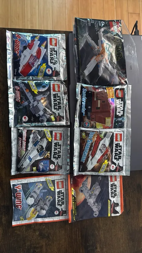 LEGO Star Wars Polybag Lot Sandcrawler Limited Edition Jedi Starfighter Y-Wing