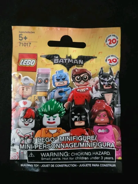 The LEGO Batman Movie Series 1 Red Hood Minifigure 71017 New Sealed Blind Bag