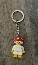 LEGO Mushroom Girl Keyring 854306 Cute Forest Minifigure Keychain