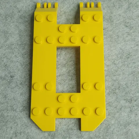 LEGO 30263 Vehicle Trailer Base 6 x 12 x 1 1/3 Yellow x1 Genuine