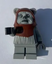 LEGO Star Wars Ewok Chief Chirpa Minifigure Rare Retired sw0236