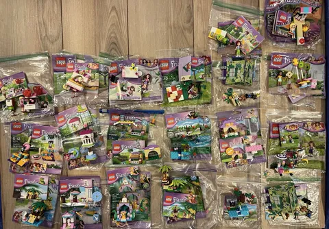 Lot Of 20 LEGO Friends Animals Series 1–5 & Friends Poly Bags 100% Complete
