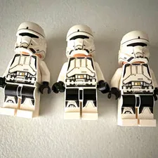 LEGO Star Wars Stormtrooper hover tank Lot - 3 White Armored Troopers -