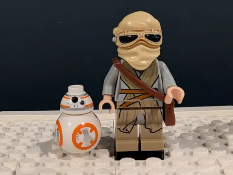 LEGO Star Wars Rey w/ Headwrap & BB-8 Minifigures From 75099 sw0677