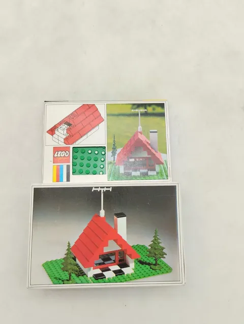 LEGO 344 Bungalow Original Box Good Complete Box Legoland Town 70s 60s Vintage Retro