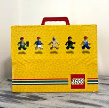 LEGO Yellow Carrying Case w/ Handle, 15 Compartments Organizer for Minifigures