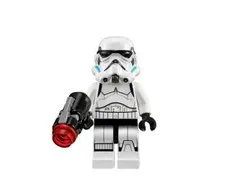 Lego Star Wars Minifigure Stormtrooper 75078 Printed Legs Dark Azure Helmet Vent