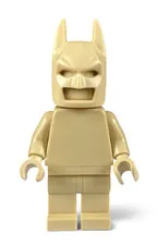 Official LEGO - Tan Monochrome Prototype DC Batman Minifigure - Rare