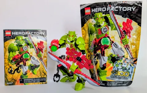 LEGO Hero Factory #6227 Breez, 100% Complete With Zamor Sphere!!