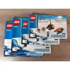 LEGO City Arctic Outpost 60036 Instruction Manuals Booklets 1 2 4 5 Only 2014