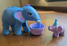 LEGO Minifigure Lot - Elephant & Baby from set Jungle Rescue Base 41424 Animals