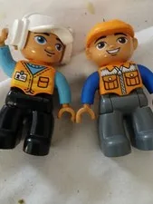 LEGO DUPLO 10991 Truck & Excavator Construction Worker Figure 3” Construction 