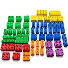 Vintage Lego Jumbo Blocks XL Quatro Mix Various Preschool 80s 90s Large Lot 58pc