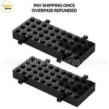 LEGO 30076 / 66118 - Pack of 2x - NEW Vehicle Chassis Wagon Bottom Base 4x10