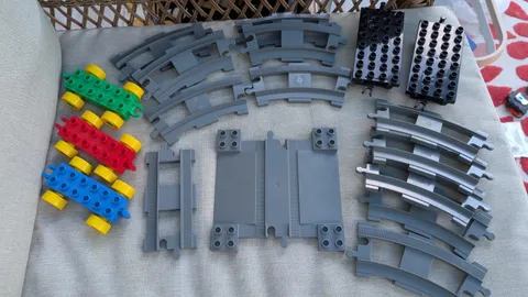 Duplo Lego Train Tracks and Trains 
