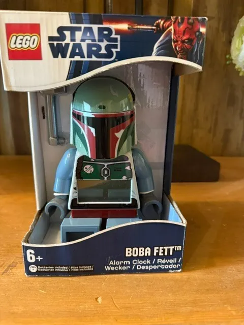 LEGO STAR WARS BOBA FETT MINI FIG ALARM CLOCK CLIC TIME 2012 NIB 9003530