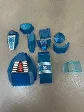 LEGO Vintage Space Ice planet Trans Dark Blue Canopy Windscreen mtron Window