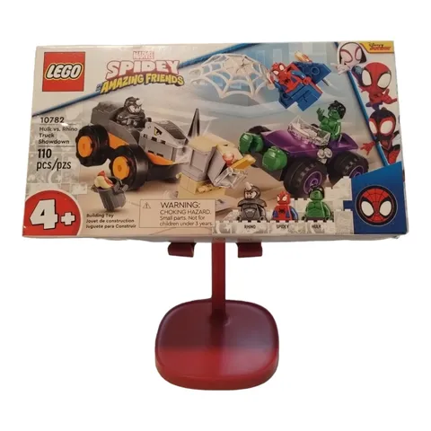 LEGO Marvel Spidey Hulk vs. Rhino Truck Showdown 10782 Building Kit 110 Pieces