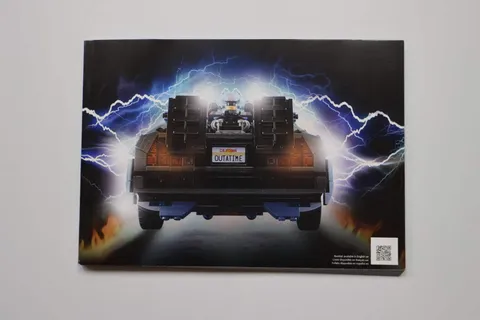 LEGO® Icons 10300 Back to the Future Time Machine DeLorean Instruction Manual On