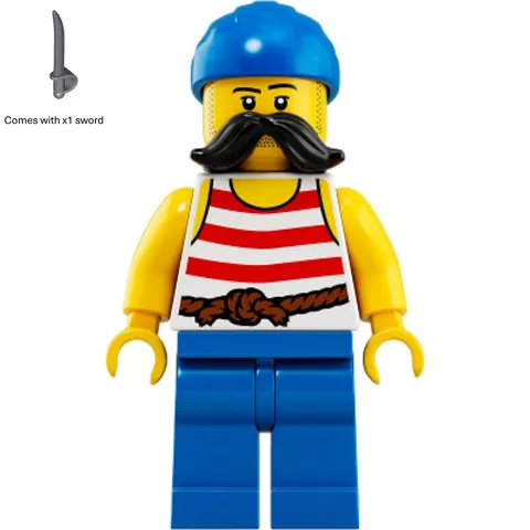 LEGO Ideas Port Minifigure idea069 with Sword New Authentic Collectible