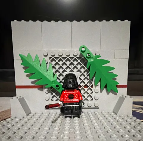 LEGO Star Wars Christmas Darth Vader minifig w/ Cape, Helmet & Red Lightsaber
