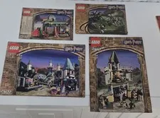 RARE Harry Potter Lego Instructions ONLY Lot Of 4