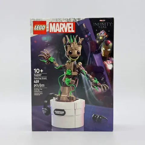 New Lego Marvel Super Heroes: Dancing Groot Lego Set 76297
