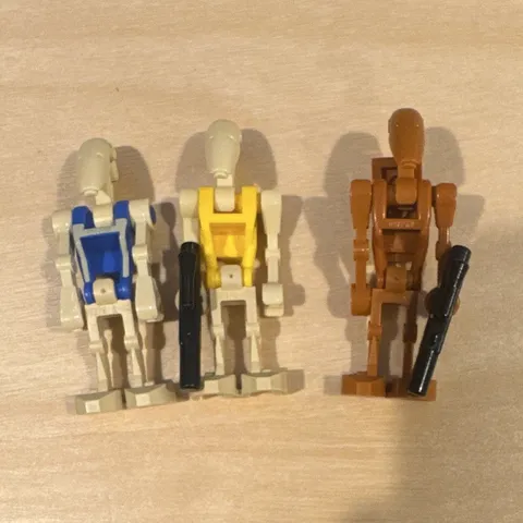 LEGO Star Wars Specialist Battle Droids Minifigure Lot of 3 (blasters included)