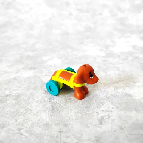 LEGO FRIENDS Dachshund Dog with Wheelchair Animal B11