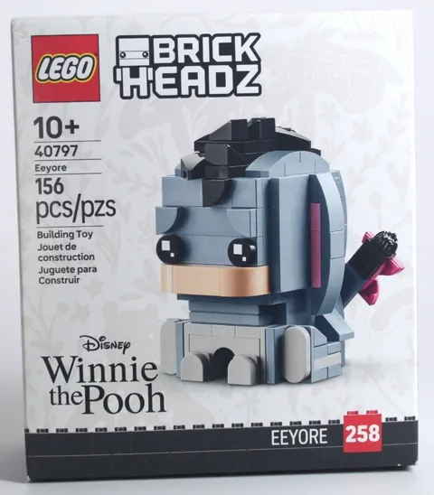 Lego Brick Headz Eeyore 40797 new in box Winnie the Pooh Disney